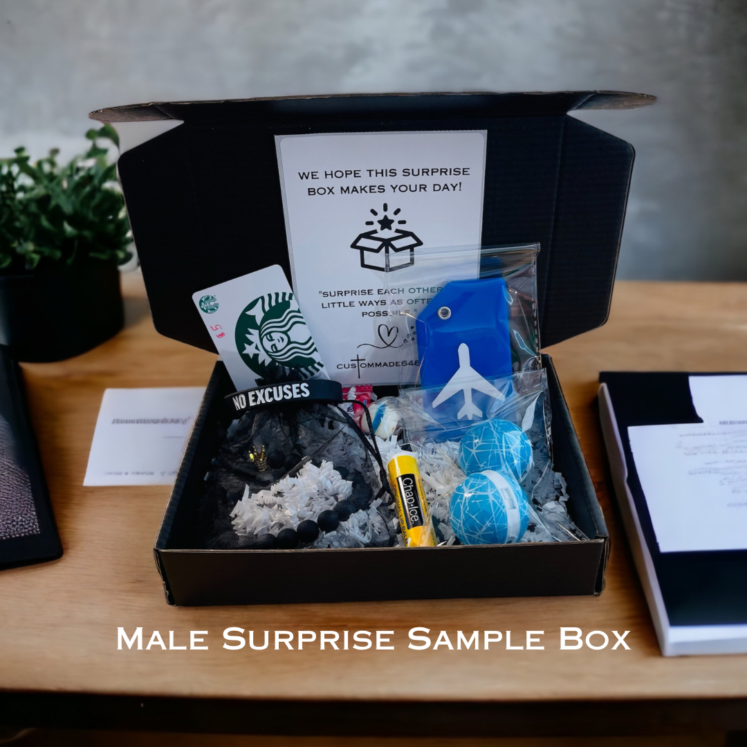 Surprise sample boxes