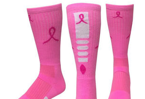 Pink Ribbon Long Sock