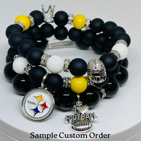 Custom Football Bead Order